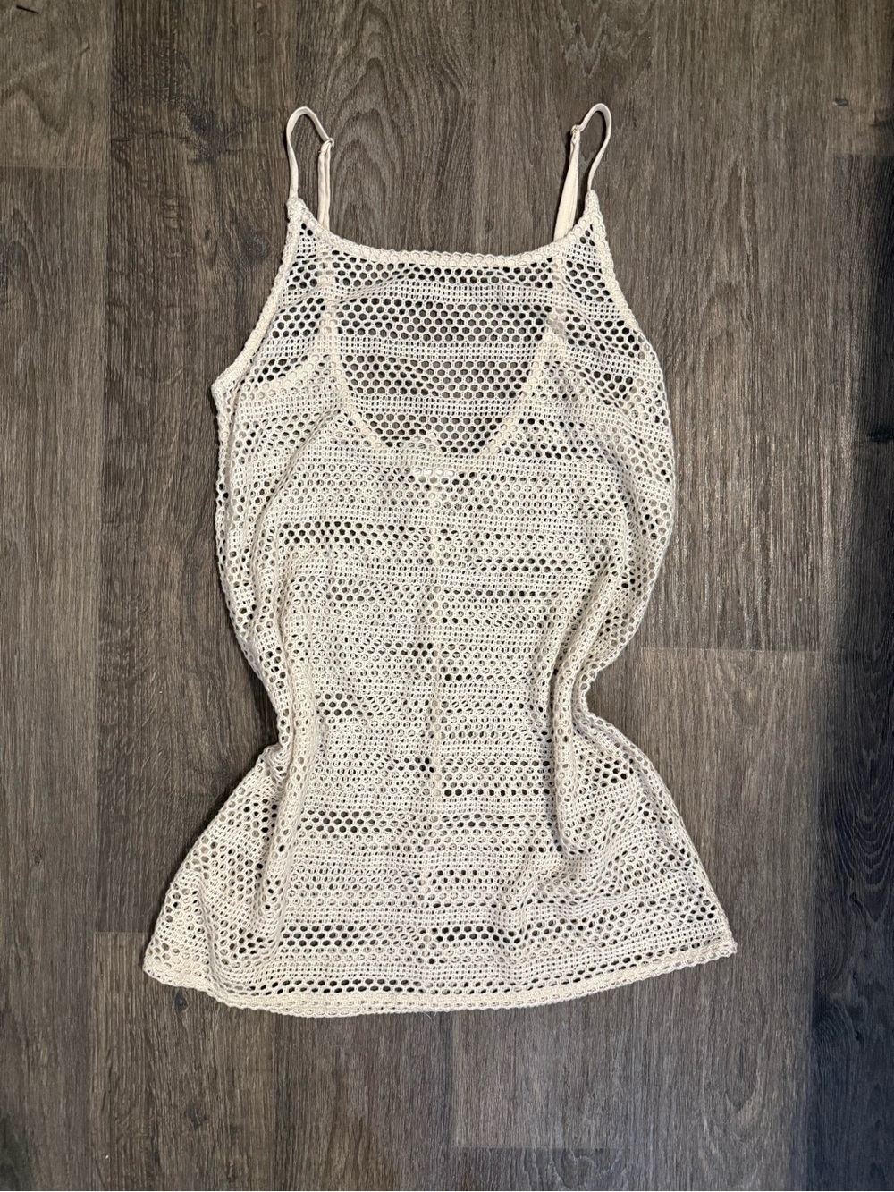 Lightweight Crochet Tank Top - Women